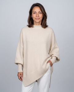 Maglione Oversize con Spacchi Laterali