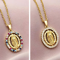 Collana della Madonna Placcata Oro
