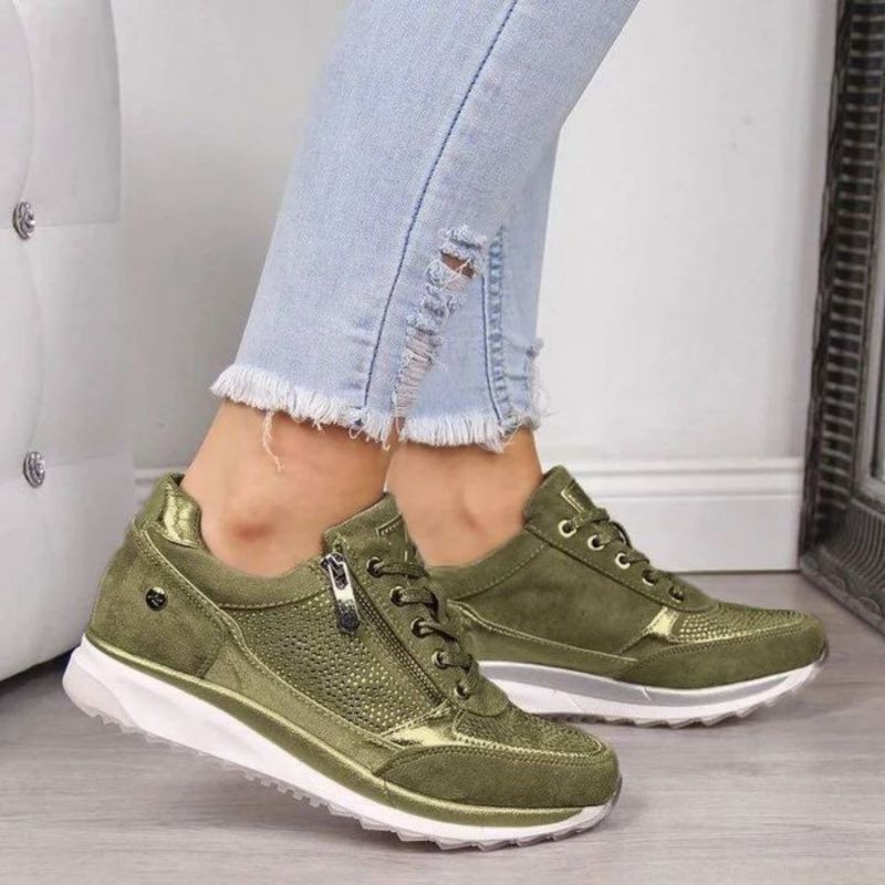Sneakers Comode con Zip Laterale