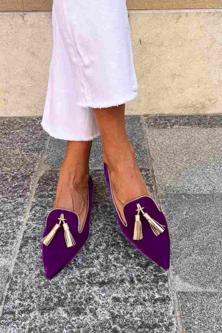 Mocassini Amelie con Nappine