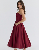 Selene | Falda midi vaporosa