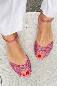 Isabella™ | Sandali Intrecciati Dorati