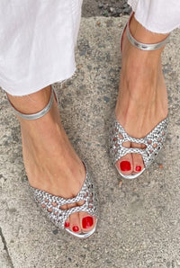 Isabella™ | Sandali Intrecciati Dorati