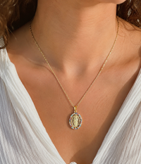Collana della Madonna Placcata Oro