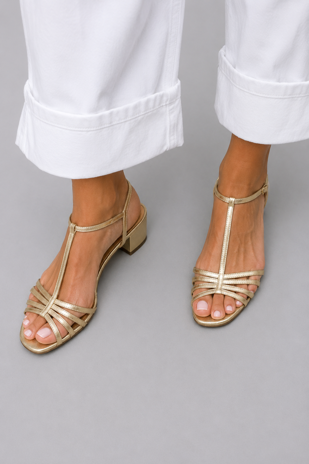 Allegra™ | Sandali Dorati Eleganza Quotidiana