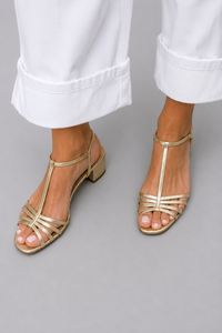 Allegra™ | Sandali Dorati Eleganza Quotidiana