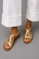 Lucia™ | Sandali Dorati Sole d'Estate