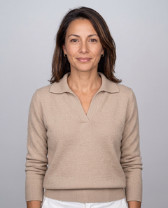 Maglione con Collo a Scialle in Maglia Fine