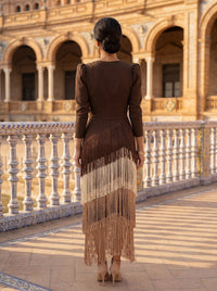 Salvia | Vestido Flecos