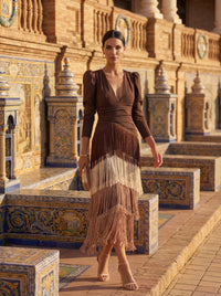 Salvia | Vestido Flecos