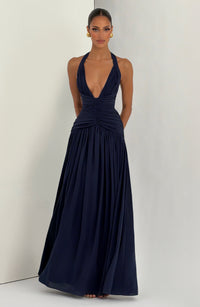 Abito Lungo Amaris - Blu Navy