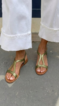 Lucia™ | Sandali Dorati Sole d'Estate