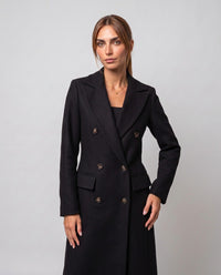 Cappotto Bellagio — Nero (fronte)