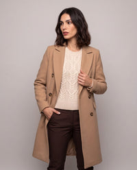 Cappotto Bellagio — Cammello (dettaglio)
