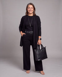 Completo Fiorenza in maglia tre pezzi — Nero