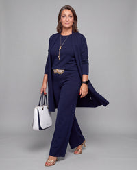 Completo Fiorenza in maglia tre pezzi — Blu Navy