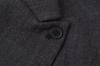 Blazer con Collo alla Coreana e Chiusura Asimmetrica