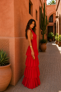 Vestido Manila en rojo