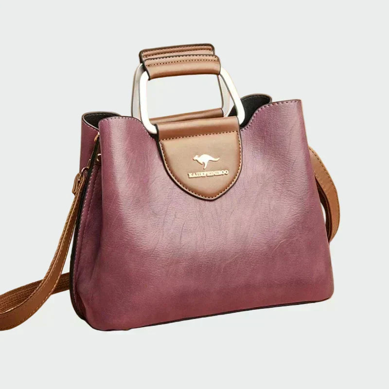 Siena — Sac bicolore en cuir