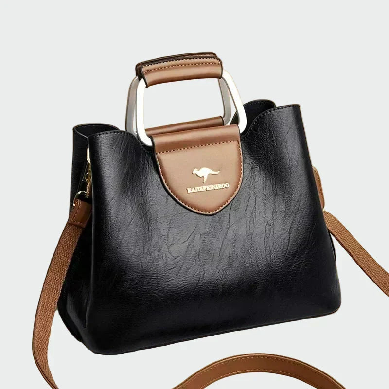 Siena — Sac bicolore en cuir
