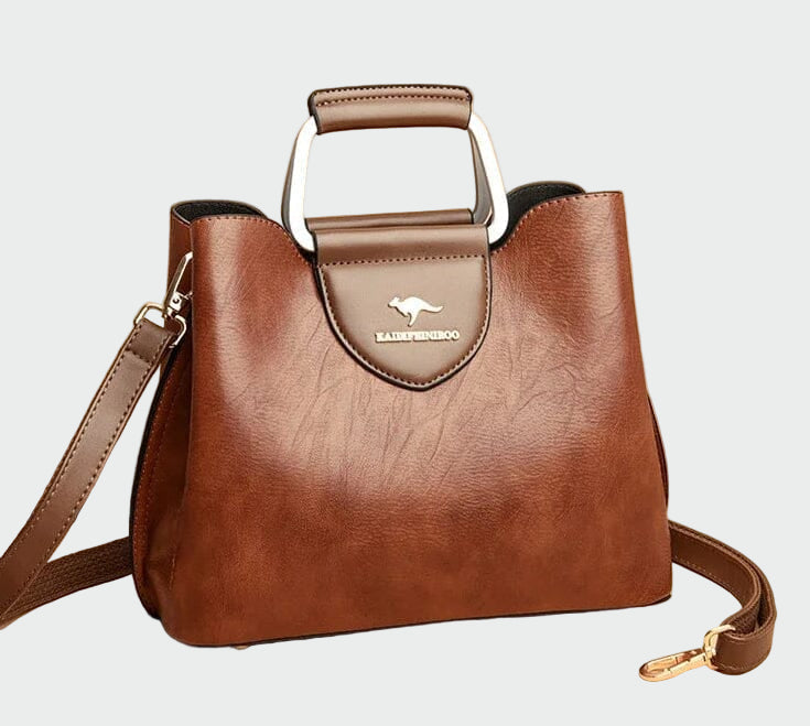 Siena — Borsa Bicolore in Pelle