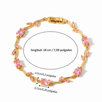 Aura Tulipano — Bracciale a Fiori