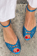 Isabella™ | Sandali Intrecciati Dorati