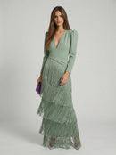 Salvia | Vestido Flecos