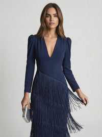 Salvia | Vestido Flecos
