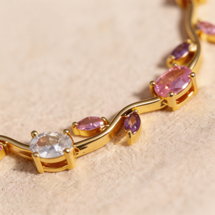 Aura Tulipano — Bracciale a Fiori