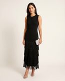 Francesca | Abito Midi con Frange