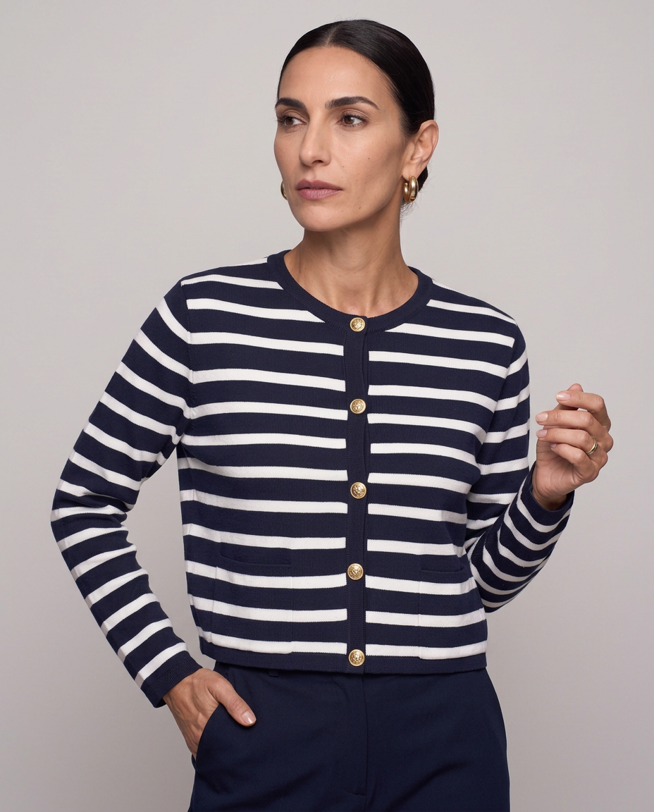 Cardigan Margherita — Bottoni Dorati