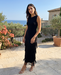 Francesca | Abito Midi con Frange