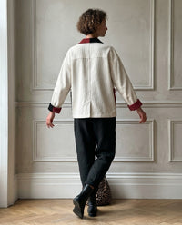 Camisa-Chaqueta Ludovica — Bolsillos en Contraste