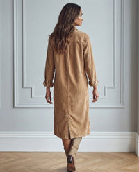 Vestido camisero Aurora — Pana