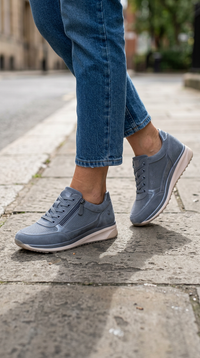 Sneakers Comode con Zip Laterale