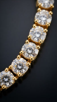 Collier tennis en oxydes de zirconium