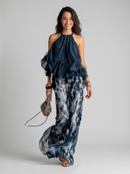Élise | Conjunto elegante y ligero con top fluido y pantalones anchos