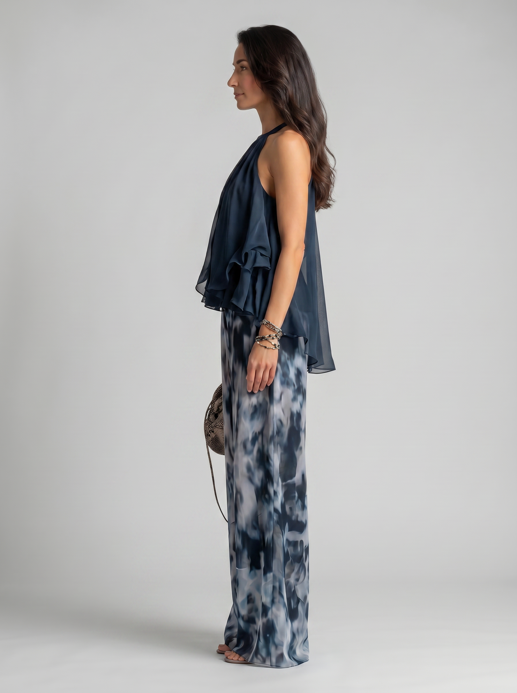 Élise | Conjunto elegante y ligero con top fluido y pantalones anchos
