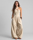 Ariadna | Mono Elegante Con Escote Cruzado
