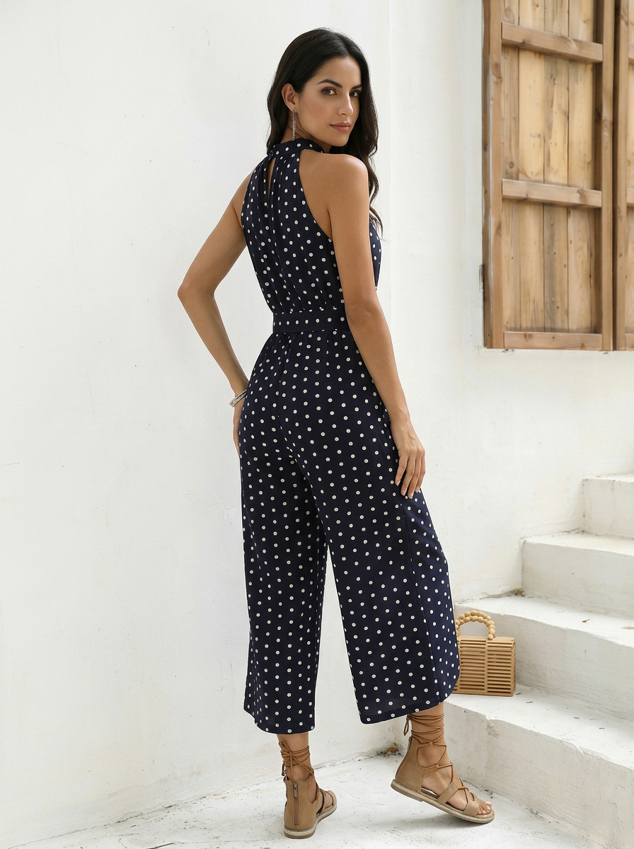 Elisa | Tuta a Pois con Cintura