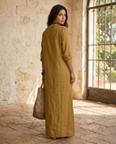 Nora | Abito Camicia Lungo in Lino