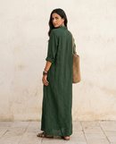 Nora | Abito Camicia Lungo in Lino