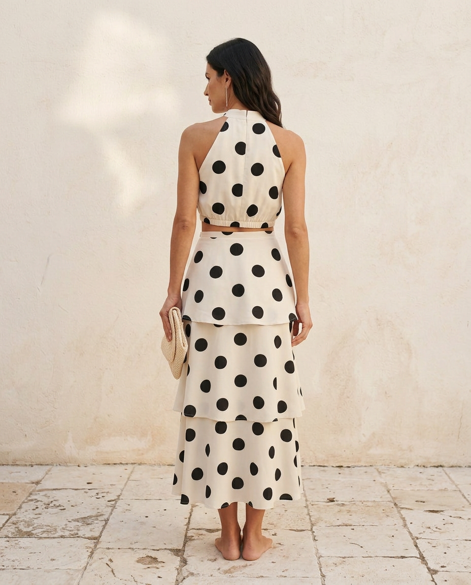 Sofia | Completo Due Pezzi a Pois