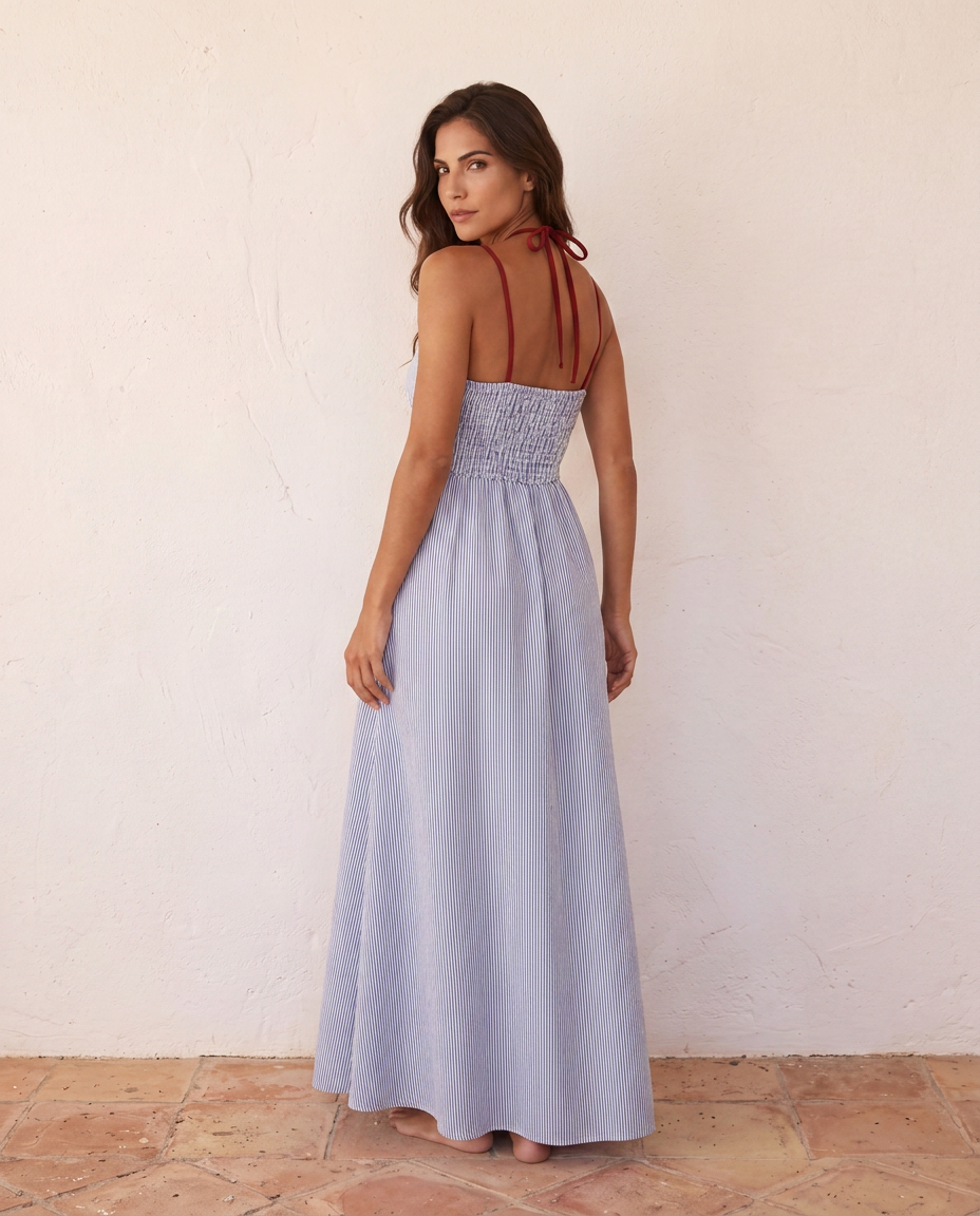 Vestito Marina – Abito Lungo a Righe Estivo
