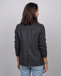 Giacca Doppiopetto Elena — Maniche in Maglia