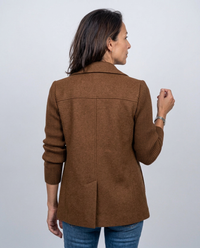 Giacca Doppiopetto Elena — Maniche in Maglia