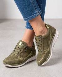 Sneakers Comode con Zip Laterale