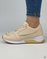 Sneakers Comode con Profilo Metallizzato