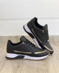 Sneakers Comode con Profilo Metallizzato